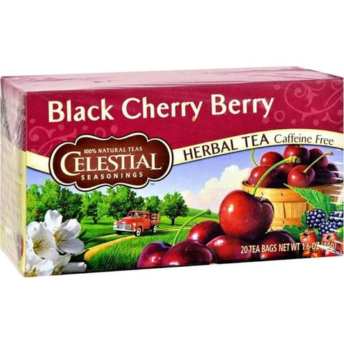20 Count (Pack 2) Celestial Seasonings Black Cherry Berry Tea Bags