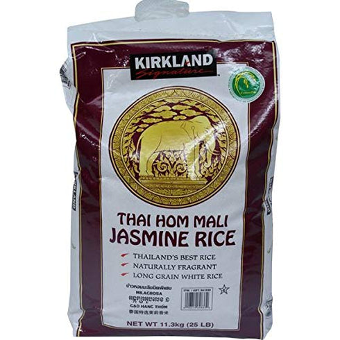 KIRKLAND Signature Expect More Thai Hom Mali Jasmine Rice, 25 lb
