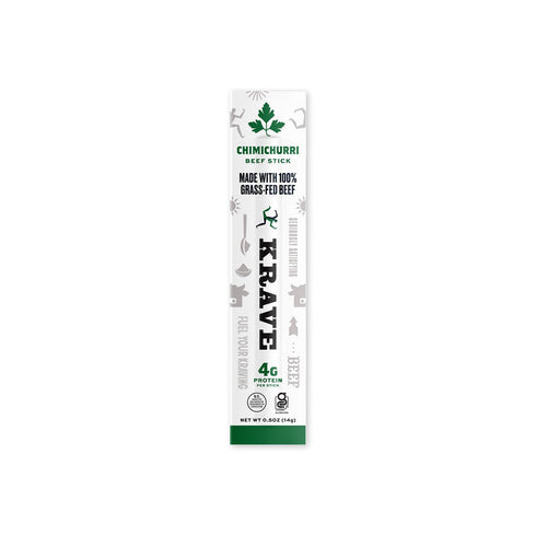 (0.5 Pack 12) 100% 45 Krave, Meat Sticks Minis, Chimichurri flavor - Ounce Sticks, of - Grass Fed Beef, Calories Per