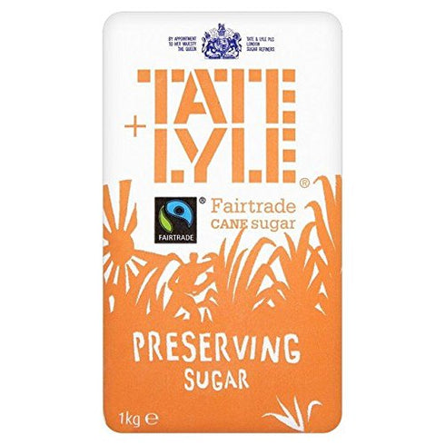 Tate & Lyle Fairtrade Preserving Sugar 1kg - Pack of 2