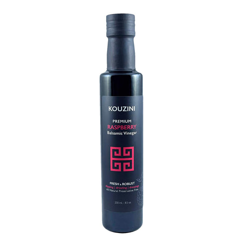 Kouzini Ultra Premium Raspberry Balsamic Vinegar, Aged Balsamic Vinegars from Modena, Italy,