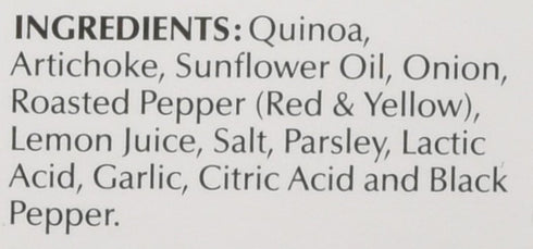 7.9oz, Pack 6 Cucina & Amore Quinoa Meal Artichoke & Roasted Pepper