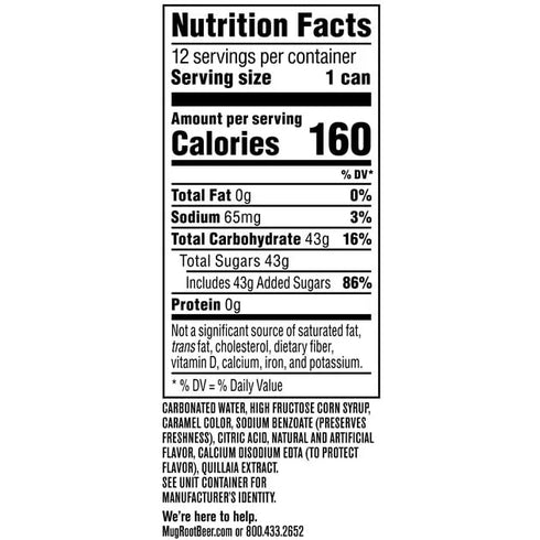 Generic B4Y-Mug 20 oz (12) Root beer Soda, Bottles