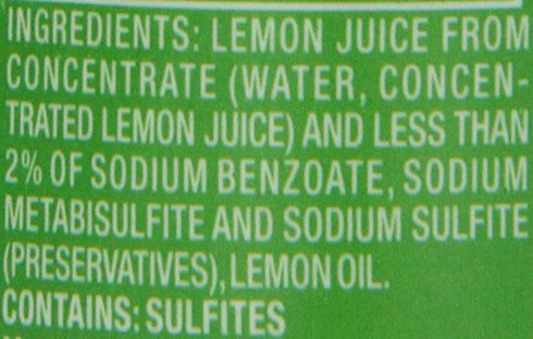 100% 8 Oz ReaLemon, Lemon Juice, Fl Bottle