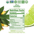8 Pack, 12 Nixie Organic Lime Ginger Sparkling Water FZ