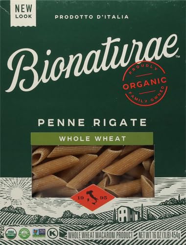 16 Oz Bionaturae Organic Pasta, Whole Wheat Penne