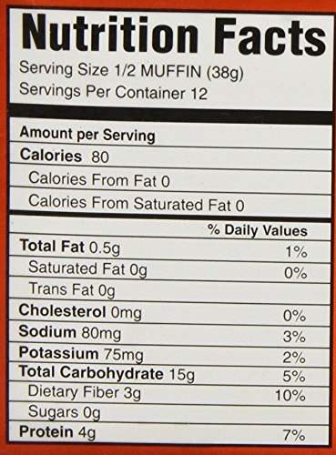 Food for Life 16 oz (Frozen) Flourless Sprouted Grain English Muffin
