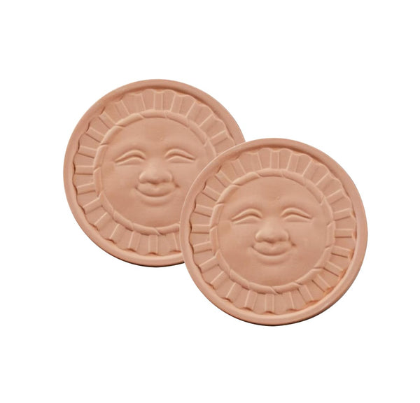 HOT SEAL 2 Pack Terracotta Brown Sugar Saver, Sun Smiles Brown Sugar
