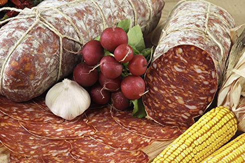 76mm (3) 24 (20ct) The Sausage Maker - Salami Sausage Casing Kit, Tied and Looped Dia. x Clear, Deer-Print, Fibrous