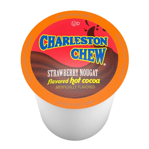 Charleston Chew Strawberry Hot Cocoa Pods, Compatible with Keurig K-Cup Brewers, 12 Count
