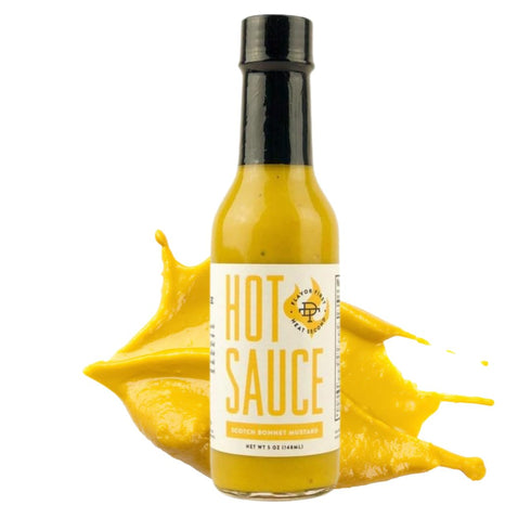 Generic Pack (5oz Premium Scotch Bonnet Mustard Sauce - Spicy Gourmet Caribbean Pepper Sauce with Tangy Mustard & Bold