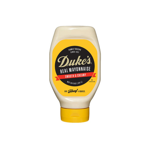 Dukes Real Mayonnaise Squeeze Bottle - Original Smooth & Creamy Taste, 18