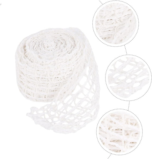 4 Cabilock Rolls Roasting Net for Meat Beef Netting Roll Sausage Netting Polyester Fiber Meat Net
