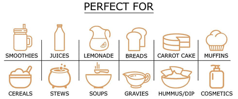 2.5 Food to Live Organic Carrot Powder, Pounds - Non-GMO, Ground Raw Dried Roots, Vegan, Bulk, For Baking, Juices