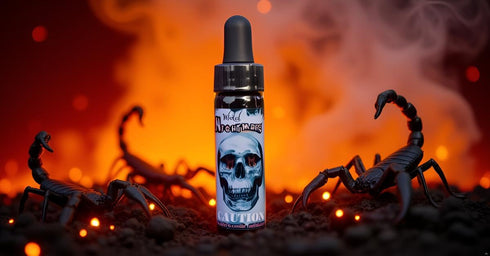 Wicked Nightmare Ghost Pepper Scorpion Habanero Hot Sauce - Extra Spicy Extract