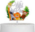 Wild One Cake Topper Safari Jungle Decor, Woodland Animals Cake Decorations for Baby Shower Birthday Party