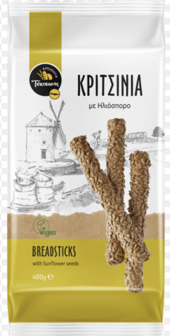 Tsatsakis Breadsticks with Graviera Cheese, 180g
