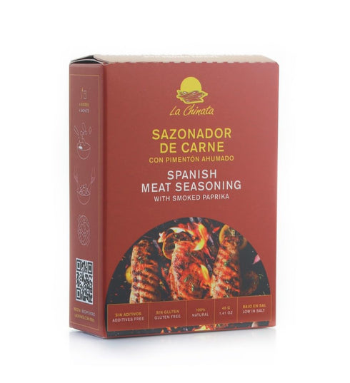 La Chinata. Spanish Meat Seasoning with Smoked Paprika Powder. 40g (1.41oz).