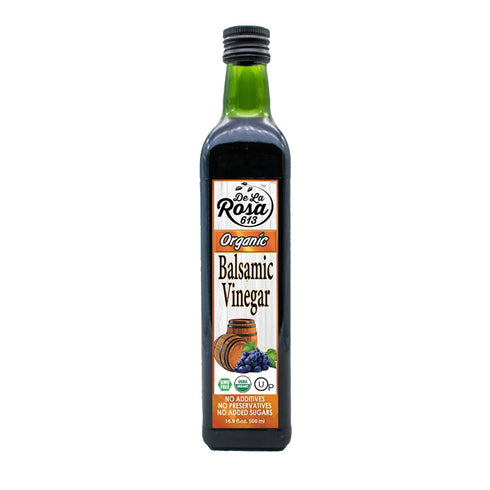 De La Rosa Organic Balsamic Vinegar, Kosher for Passover, Vegan & Gluten