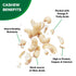 5 oz. 2 Pack Hampton Farms - USA Grown Gourmet Nuts - Salted Jumbo Cashews - Jars