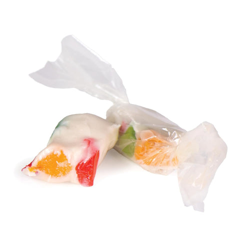 Set Mothers Day Candy Gift Individually Wrapped Gourmet JuJu Nougat Candy in Elegant Pink & Cream Gift Bags with Satin