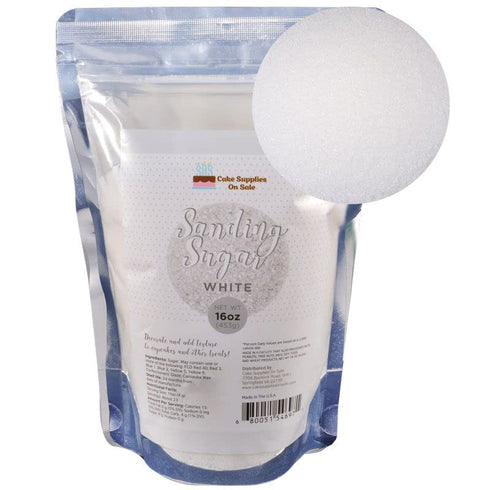Sanding Sugar White 16 Oz