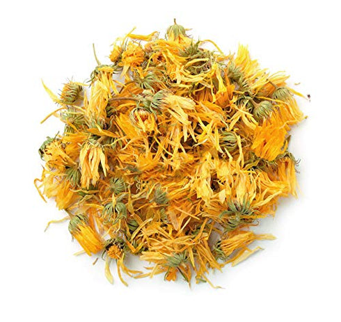 EarthWise Aromatics Organic Calendula Flowers - 1 lb (16 oz) - Herbal Tea -