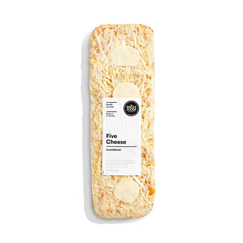WHOLE FOODS MARKET Five Cheese Flatbread, 9.95 OZ
