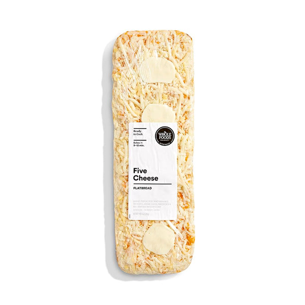 WHOLE FOODS MARKET Five Cheese Flatbread, 9.95 OZ