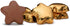 24 8 Oz Madelaine Chocolate Gold Stars Easter Candy - Milk Chocolate Candy Easter Basket Stuffers - Individually
