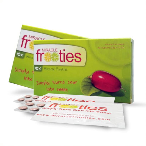 Miracle Frooties Miracle Berry Tablet, 100% Natural, 20 Count, Sugar Free, Pack of 2-Green