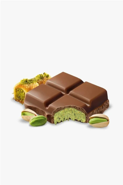 Miskets Dubai Chocolate with Crispy Kadayif and Pistachio
