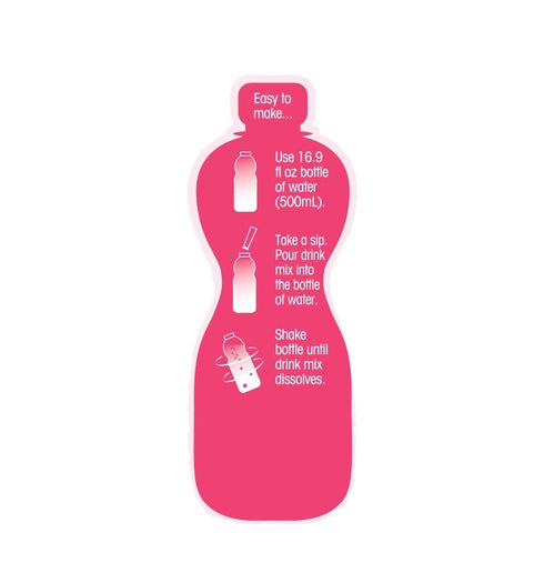 Great Value 0.88 oz (Pack 2) Energy Drink Mix, Dragon Fruit, Sugar-Free