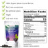 powbab Dried Aronia Berries, 100% USA Grown Organic Chokeberry, No Added Sugar, Whole Black Chokeberry (6.5 oz)