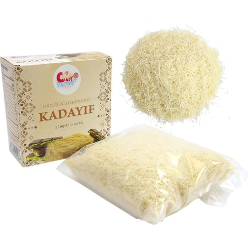 8.8 oz 7.75 oz, Sarah's Candy Factory Premium Dried & Shredded Kadayif & Pistachio Butter Spread Authentic Turkish