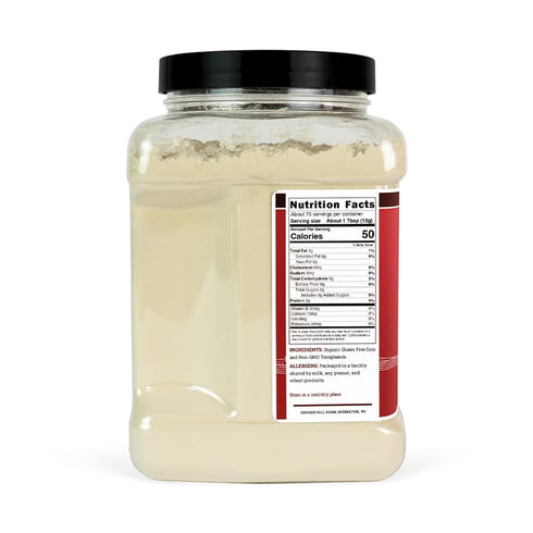 2LB (Pack 1) Hoosier Hill Farm Organic Oat Milk Powder