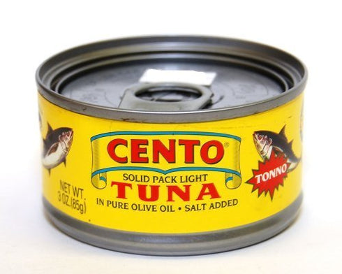 Cento - Italian Solid Light Tuna in Pure Olive Oil, (6) - 3