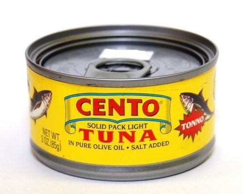Cento - Italian Solid Light Tuna in Pure Olive Oil, (6) - 3