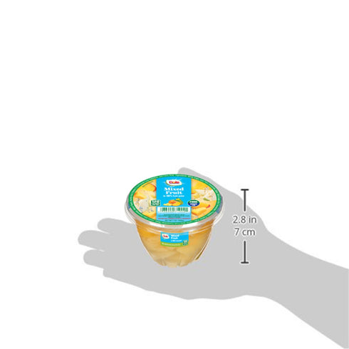 100% 7oz 12 Dole Fruit Bowls Mixed Fruit in Juice Snacks, Total Cups, Gluten & Dairy Free, Bulk Lunch Snacks for Kids