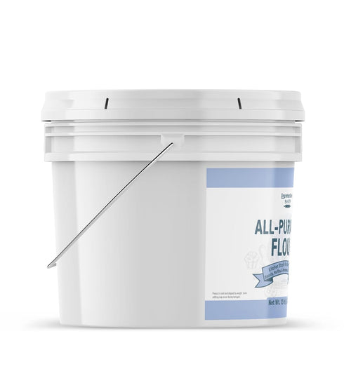 2 Unpretentious All Purpose Flour, Gallon Bucket, Versatile Kitchen Staple, Food Storage