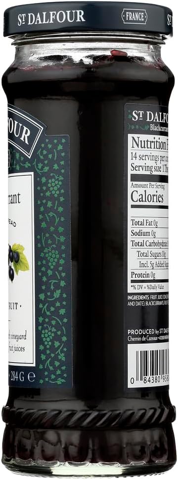 10 OZ, 6 ST DALFOUR CONSERVE BLCK CURRANT, PK