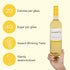 24.5 Oz Tomorrow Cellars Non-Alcoholic White Wine, Dry and Crisp, Low Sugar and Calories, Award-Winning, De-Alcoholized