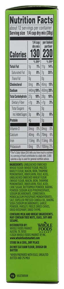 365 by Whole Foods Market 365 16 by Whole Foods, Market Garlic And Herb Scone Mix, Ounce