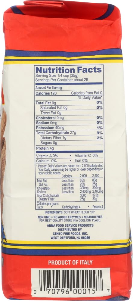 ANNA "00" (3)- 2.2 lb - Napoletana Tipo Extra Fine Flour, Pkgs. by