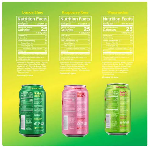 Generic Summer Pack, 12 oz., 15 Prebiotic Soda Variety fl. pk.