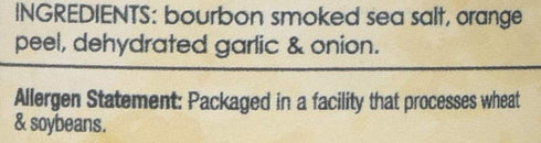 Bourbon Infused Smoked Garlic Salt - Unique Flavor