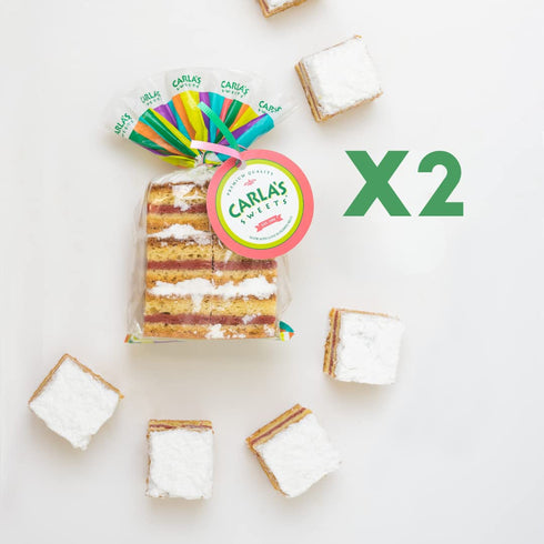Carla's Sweets 19 (2 2 Assortment Guava Cakes and Pistacho Cakes Bags)