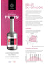 1883 1 Dragon Fruit Pure Premium French Fruit Pure for Cocktails, Smoothies, Desserts & More Vibrant Exotic Flavor