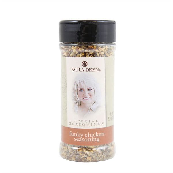 Paula Deen Special Seasoning Blend 4.6 Oz! Mixture Of Salt, Black Pepper, And Other Spices! Blended Ingredients Add Flavor To Your Chicken! Choose Your Flavor! (Funky Chicken Seasoning)
