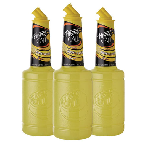 Finest Call Premium Sweet & Sour Drink Mix, 1 Liter Bottle (33.8